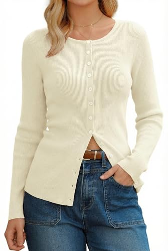 Wool Blend Cardigan Top