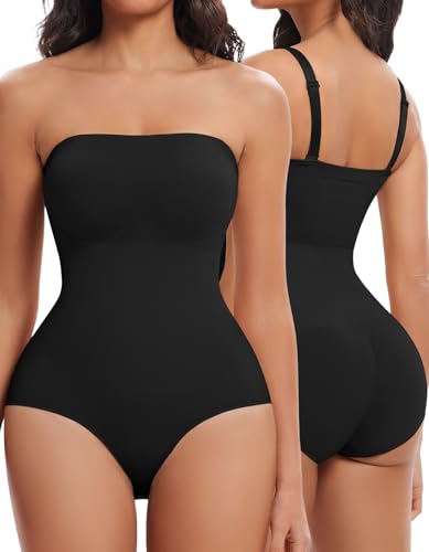 Shapewear Bodysuit with Built-in-Bra