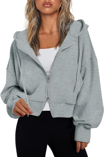Crop Zip Hoodie