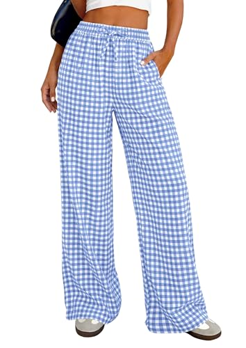 Cotton Gingham Pants