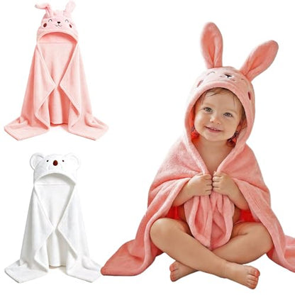 2pk Baby Hooded Towel