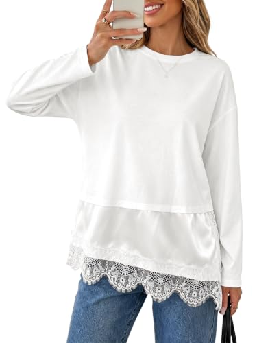 Lace Trim Tunic Shirt