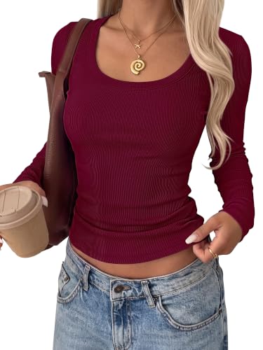 Ribbed Long Sleeve Top