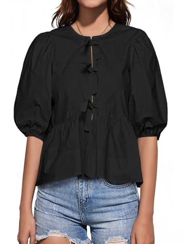 Peplum Babydoll Top