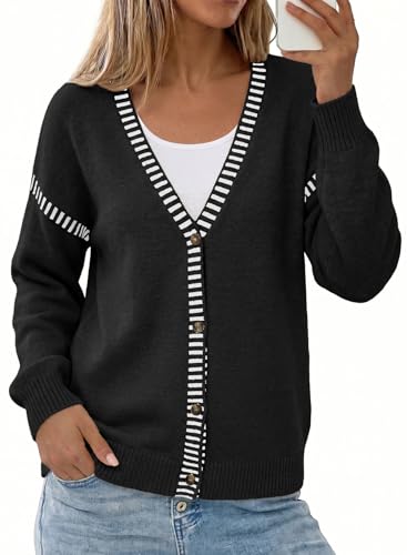 Contrast Stitch Cardigan