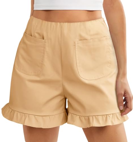 Cotton Ruffle Shorts