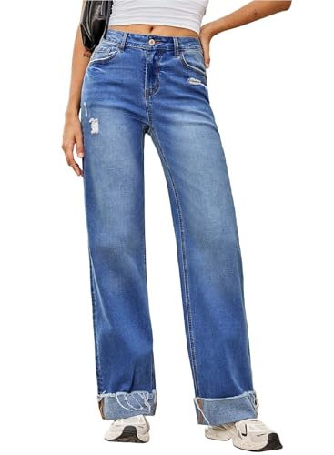 Cuffed Boyfriend Jeans