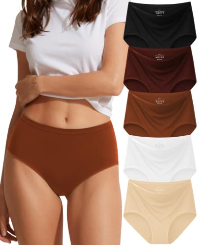 High Waisted Cotton Underwear (5PK)
