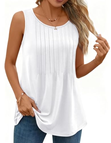 Pleated Tank Top