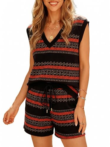 Stripe Shorts Set