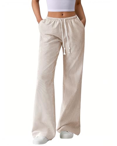 Striped Wide Leg Pants