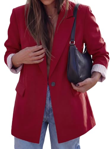 KIRUNDO Blazers for Women Business Casual Fall Jackets
