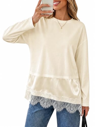 Lace Trim Tunic Shirt