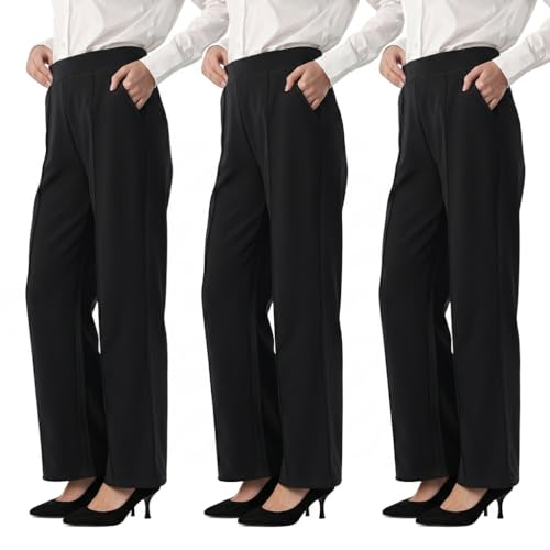 Wide Leg Work Pants