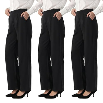 Wide Leg Work Pants