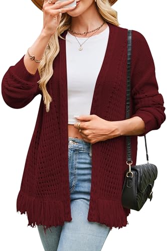 Crochet Fringe Cardigan