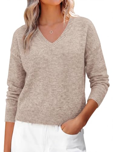 V-Neck Fall Sweaters