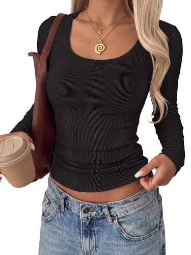 Ribbed Long Sleeve Top