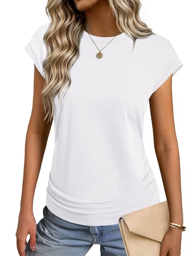 Ruched Cotton Top