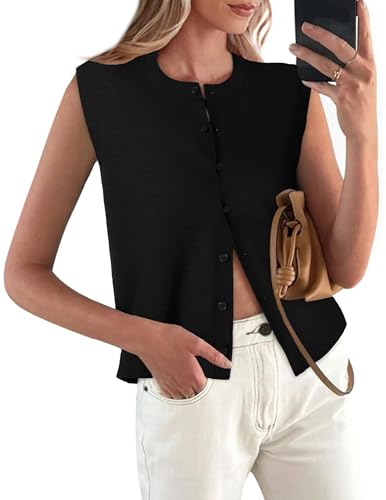 Sweater Vest Cardigan