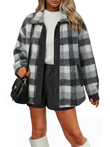 Sherpa Plaid Jacket