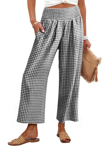 ANRABESS Striped Palazzo Pants