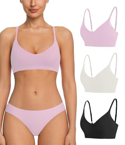 3pk Bralettes