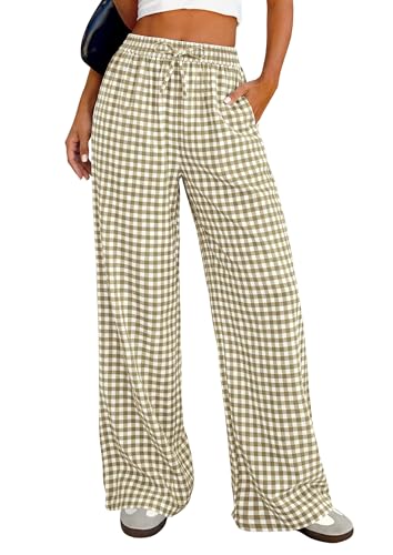 Cotton Gingham Pants