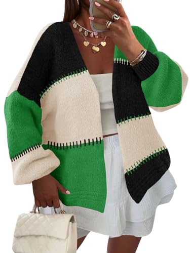 Color Block Cardigan