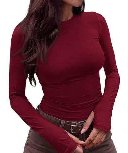 Long Sleeve Shirt With Thumb Holes