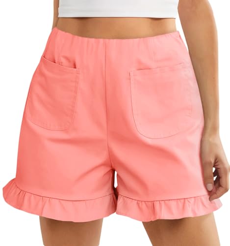 Cotton Ruffle Shorts