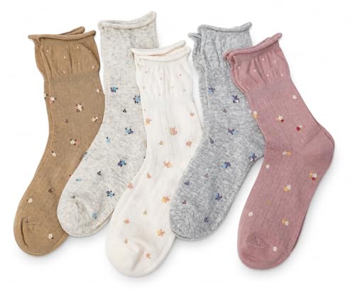 Ruffle Floral Socks