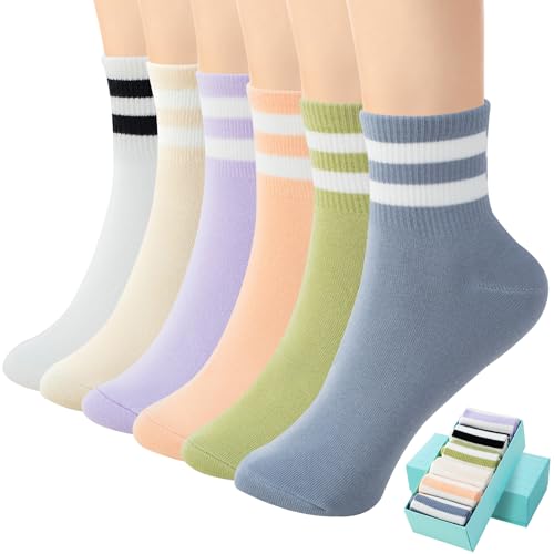 Striped Crew Socks
