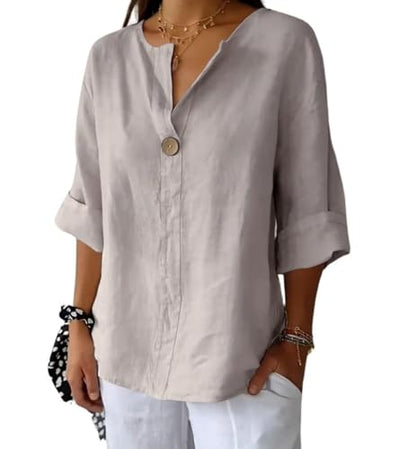 Cotton Linen Blouse