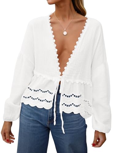 Cotton Eyelet Blouse