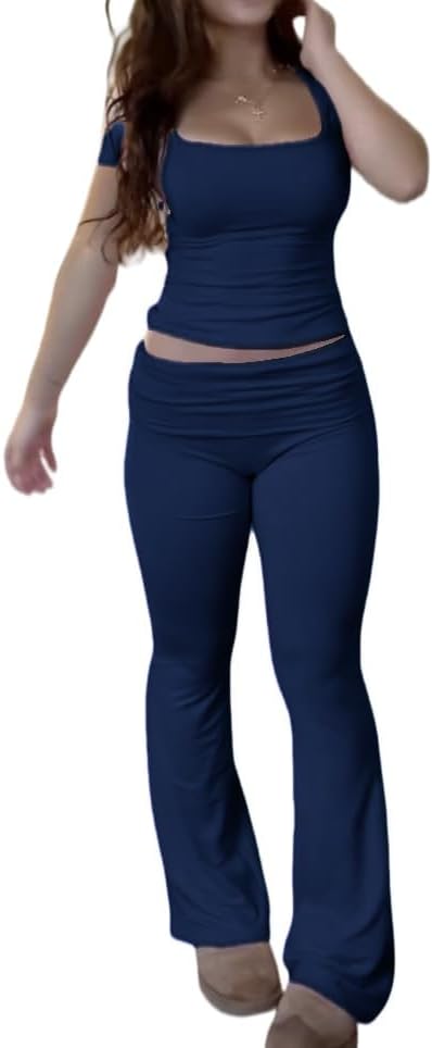 Square Neck Lounge Set