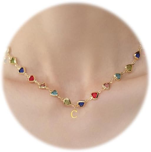 Heart Initial Necklace