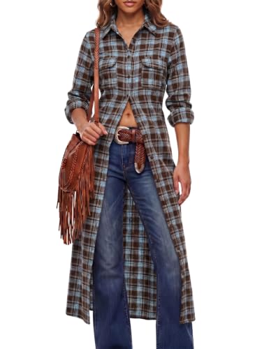 Plaid Shirt Dress