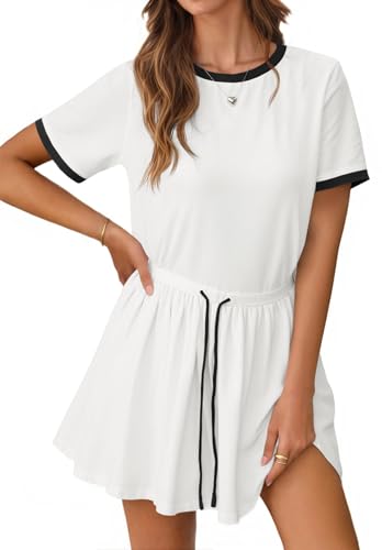 Drawstring Mini Dress
