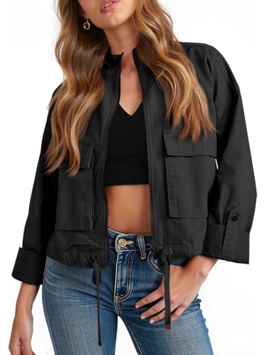 Cropped Military Jacket