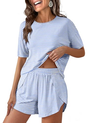 ANRABESS Striped Pajama Set