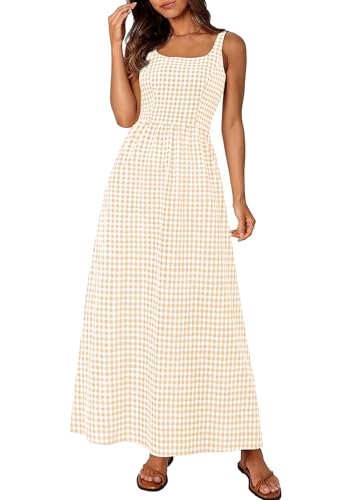 Gingham Maxi Dress