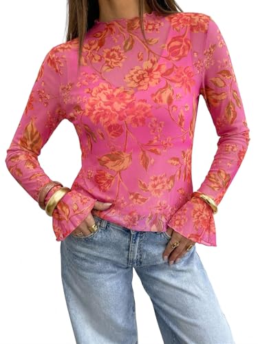 Mesh Polka Top