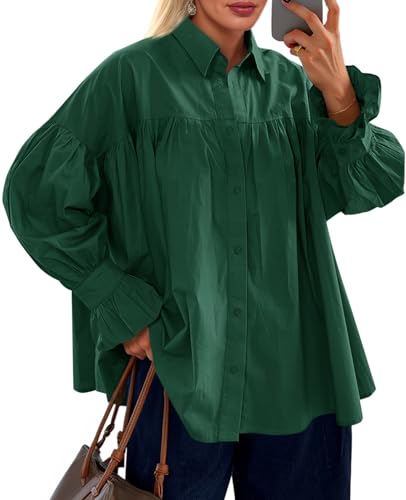 Oversized Puff Sleeve Shirt