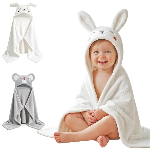 2pk Baby Hooded Towel