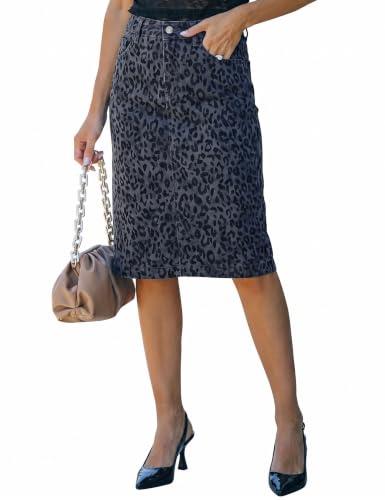 Leopard Midi Skirt
