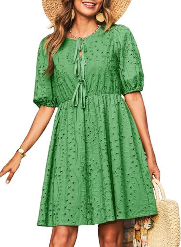 Cotton Eyelet Dress