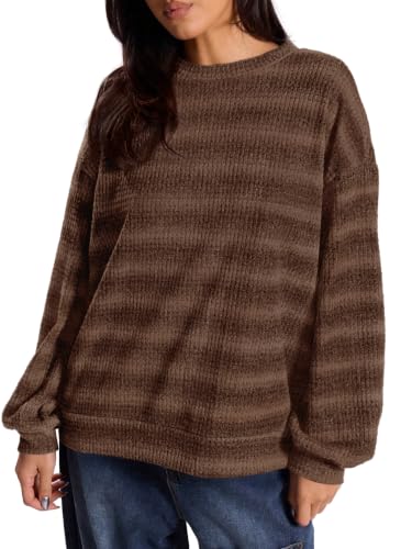 Striped Waffle Sweater