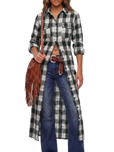Plaid Shirt Dress