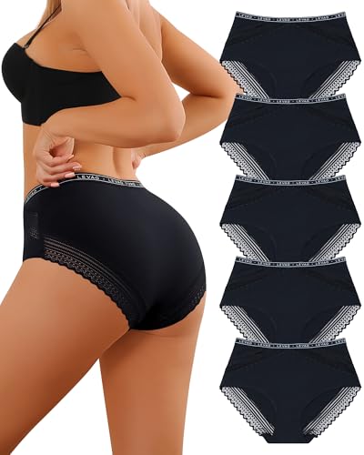 High Waisted Cotton Underwear